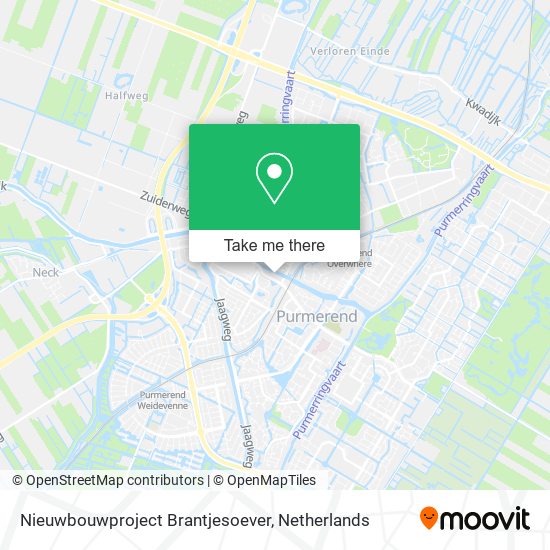 Nieuwbouwproject Brantjesoever map