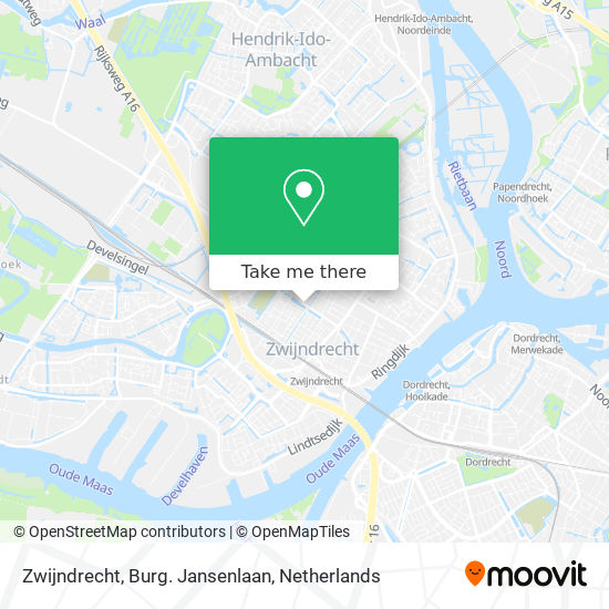 Zwijndrecht, Burg. Jansenlaan map