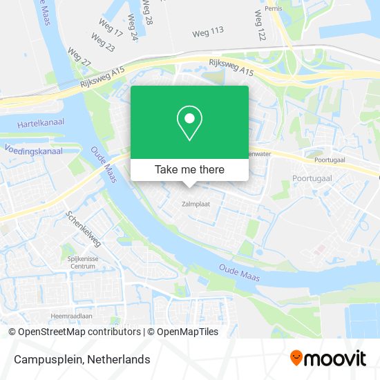 Campusplein map