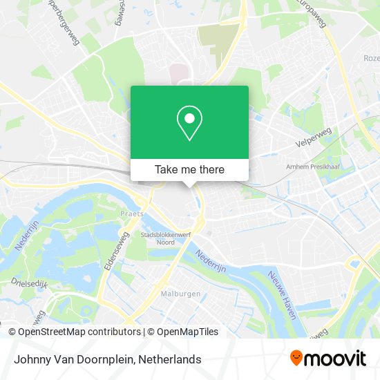 Johnny Van Doornplein map