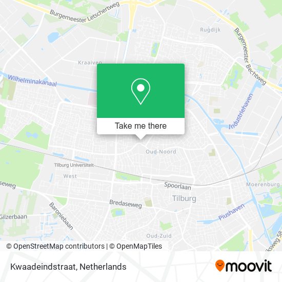 Kwaadeindstraat Karte