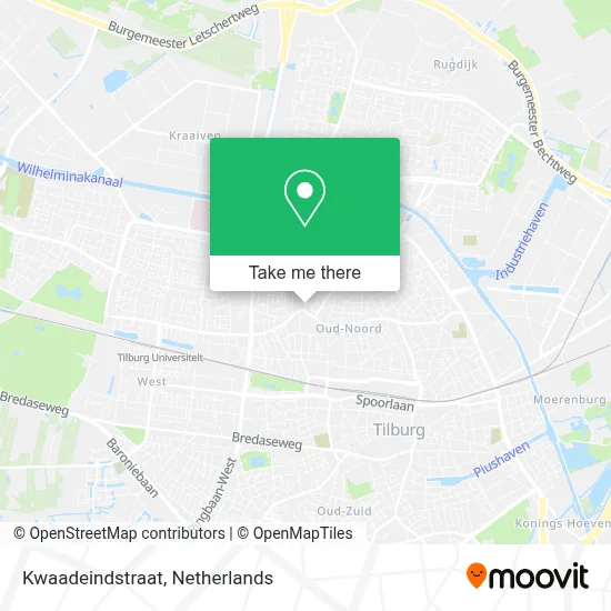 Kwaadeindstraat map