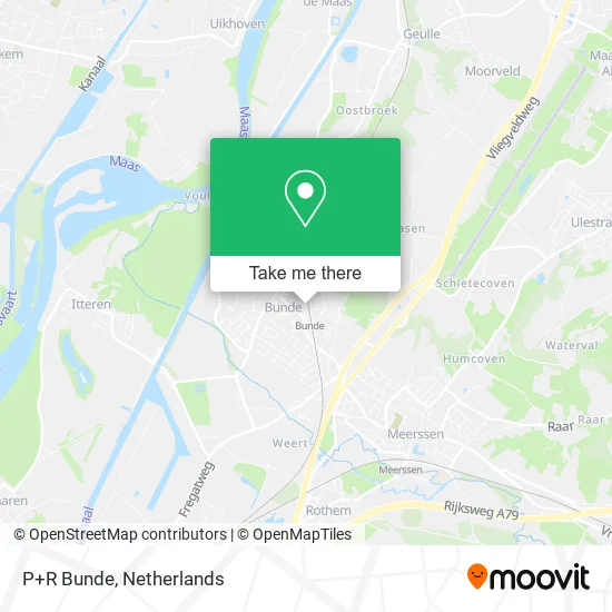 P+R Bunde map