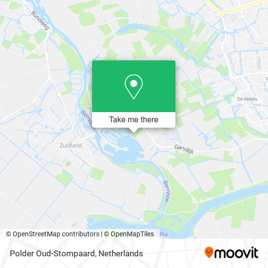 Polder Oud-Stompaard map