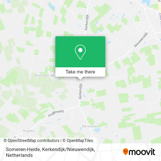 Someren-Heide, Kerkendijk / Nieuwendijk map