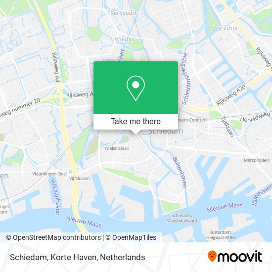 Schiedam, Korte Haven map