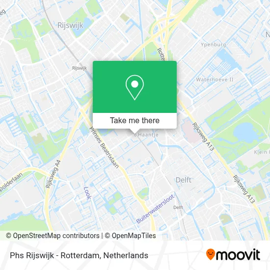 Phs Rijswijk - Rotterdam map