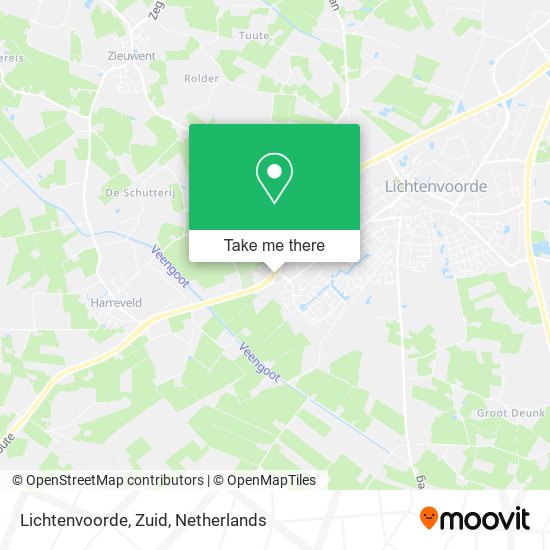 Lichtenvoorde, Zuid map