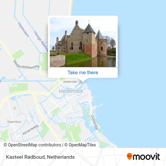 Kasteel Radboud map