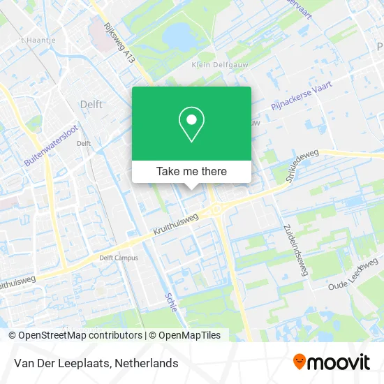 Van Der Leeplaats map