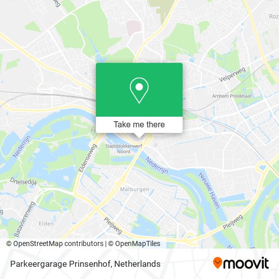 Parkeergarage Prinsenhof map