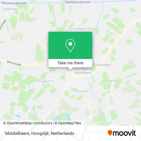 Middelbeers, Hoogdijk map