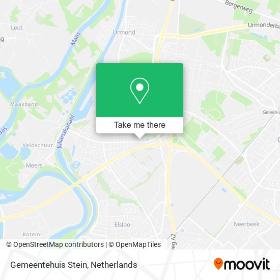 Gemeentehuis Stein map