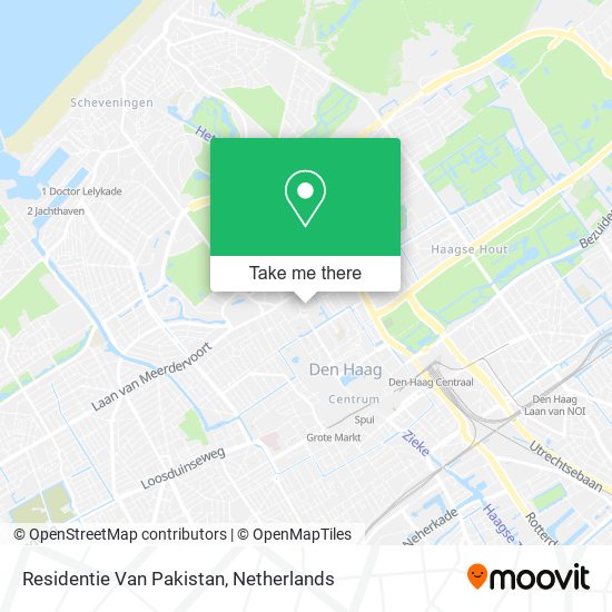 Residentie Van Pakistan map