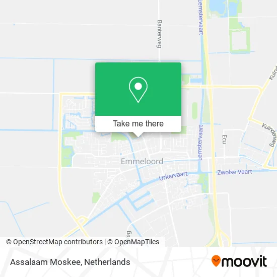 Assalaam Moskee map