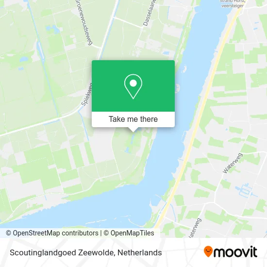 Scoutinglandgoed Zeewolde map
