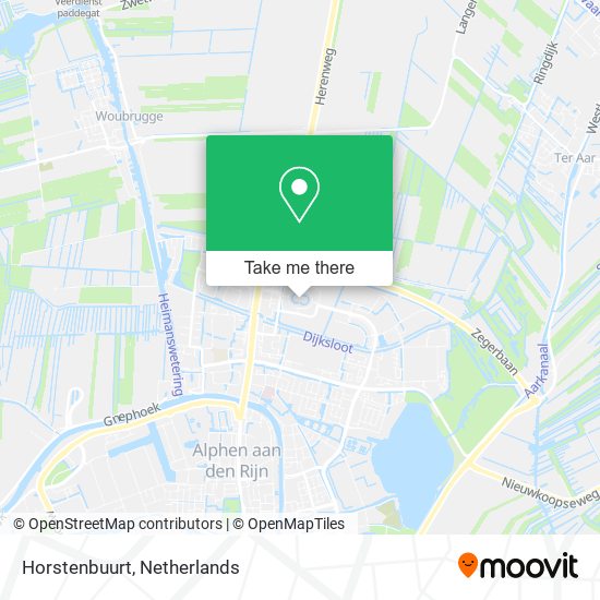 Horstenbuurt map