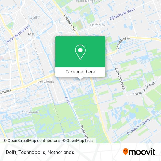 Delft, Technopolis Karte