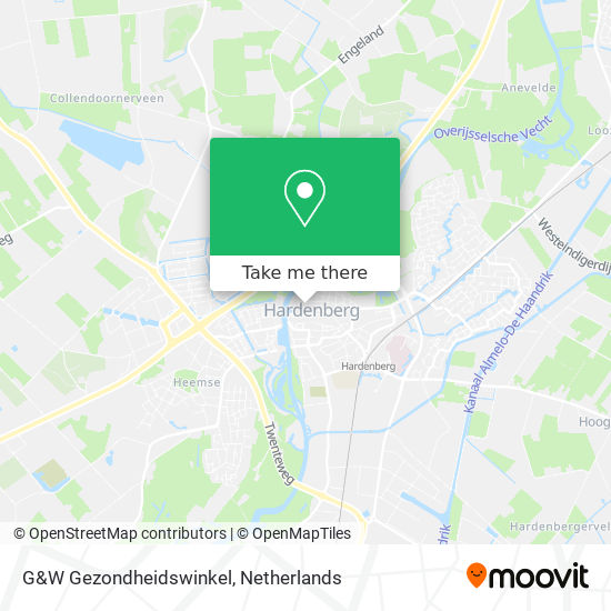 G&W Gezondheidswinkel map