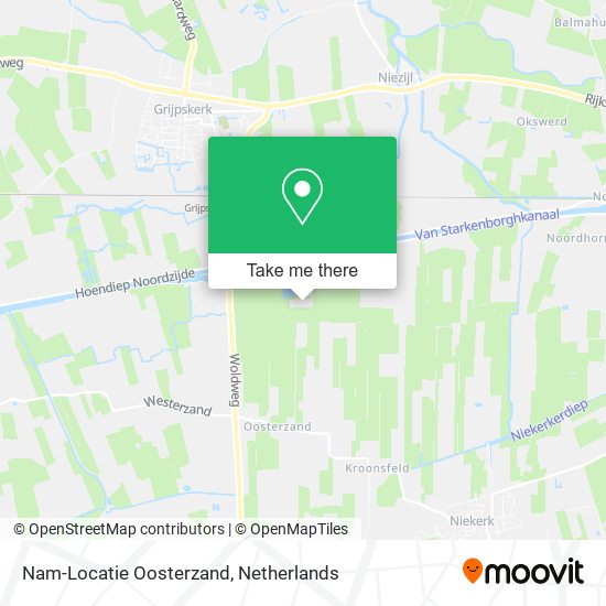 Nam-Locatie Oosterzand Karte