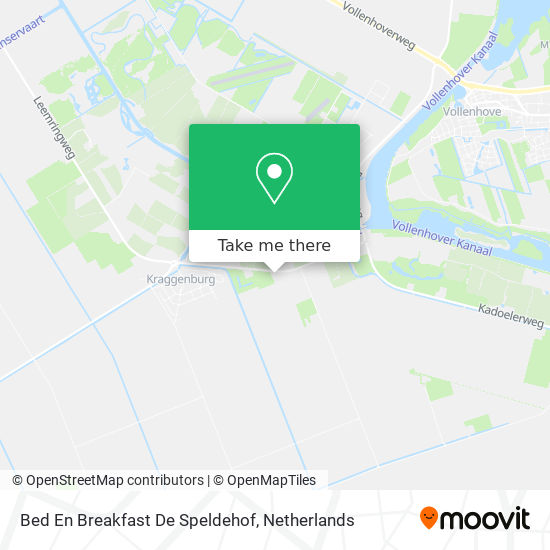 Bed En Breakfast De Speldehof Karte