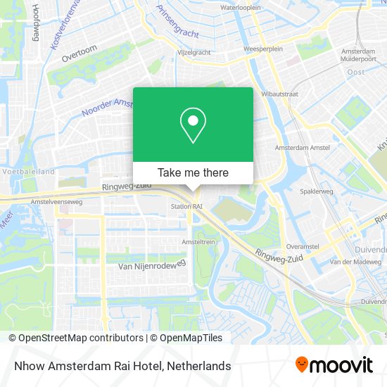 Nhow Amsterdam Rai Hotel map