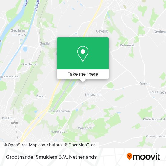Groothandel Smulders B.V. map