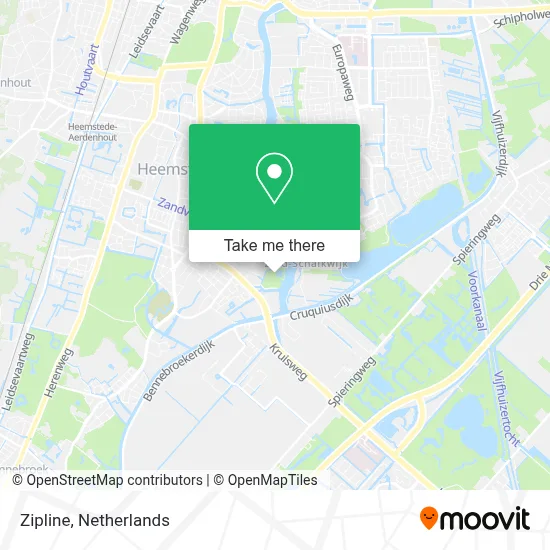Zipline map