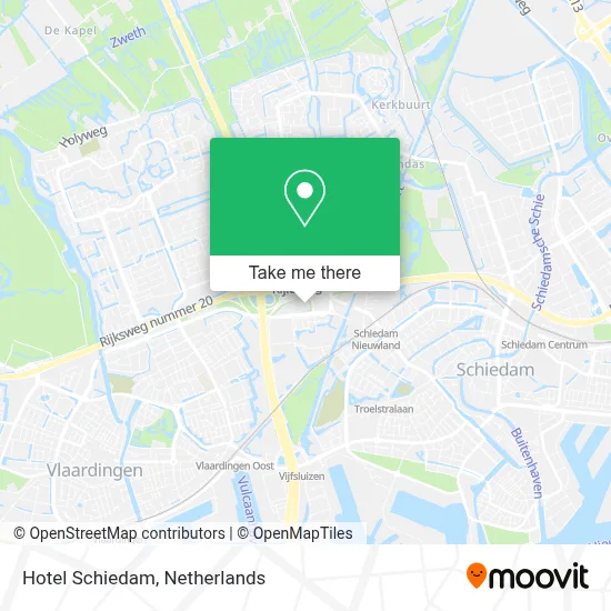 Hotel Schiedam map