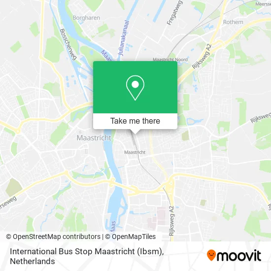 International Bus Stop Maastricht (Ibsm) map