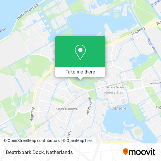 Beatrixpark Dock map