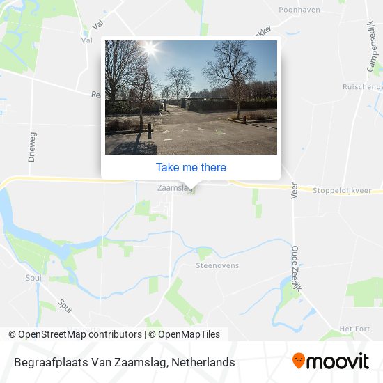 Begraafplaats Van Zaamslag map