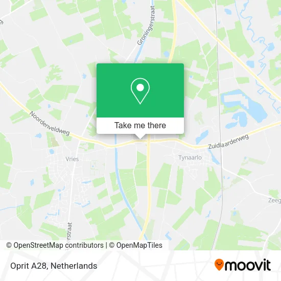 Oprit A28 map