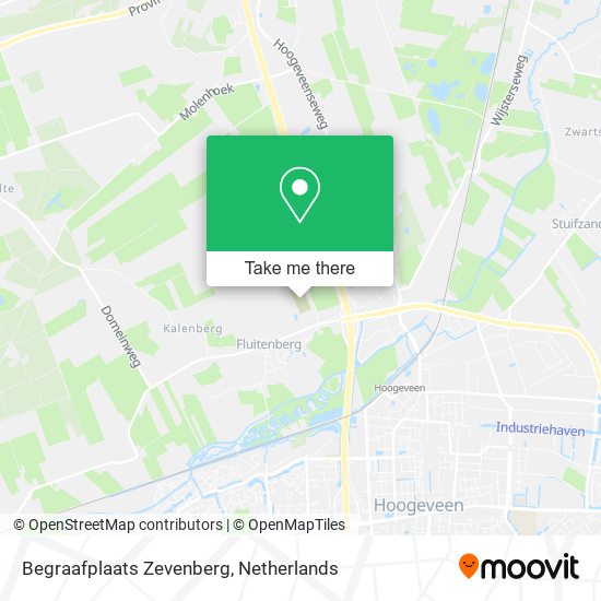 Begraafplaats Zevenberg map