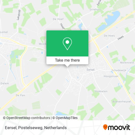 Eersel, Postelseweg map
