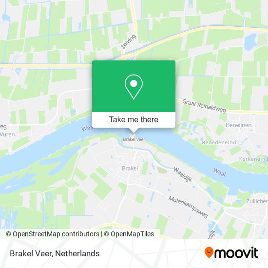 Brakel Veer map