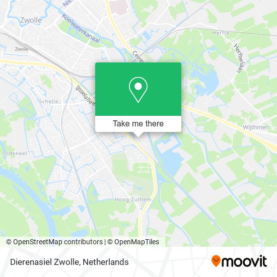 Dierenasiel Zwolle Karte