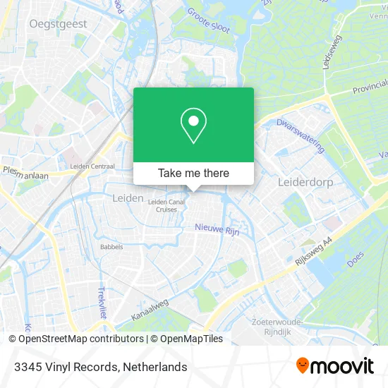 3345 Vinyl Records map