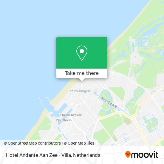 Hotel Andante Aan Zee - Villa Karte