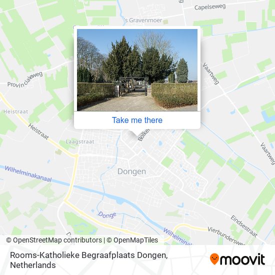 Rooms-Katholieke Begraafplaats Dongen map