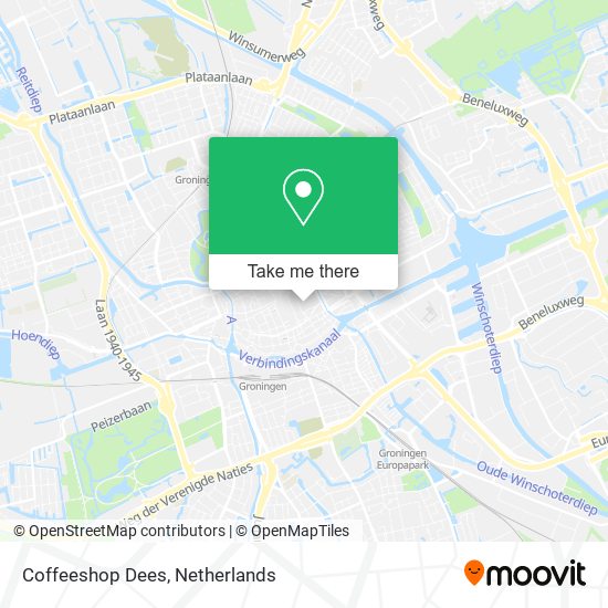 Coffeeshop Dees map