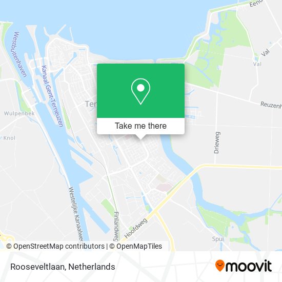 Rooseveltlaan map