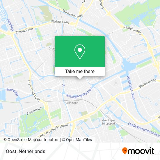 Oost map