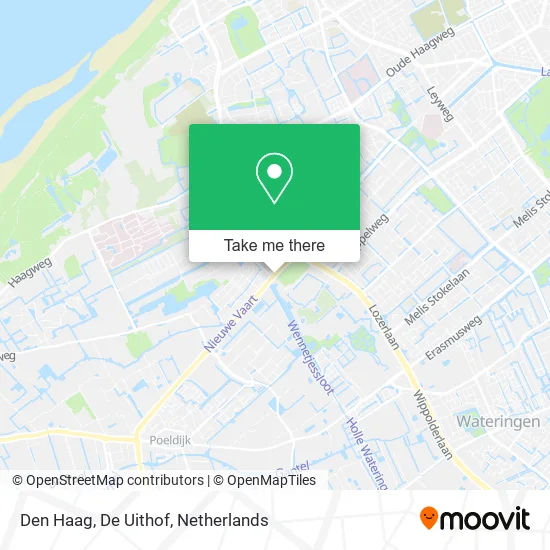 Den Haag, De Uithof map