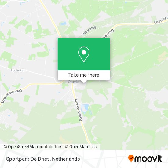 Sportpark De Dries map