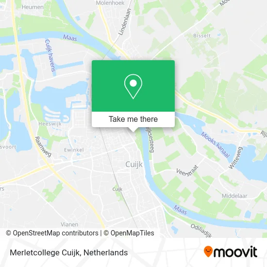 Merletcollege Cuijk Karte