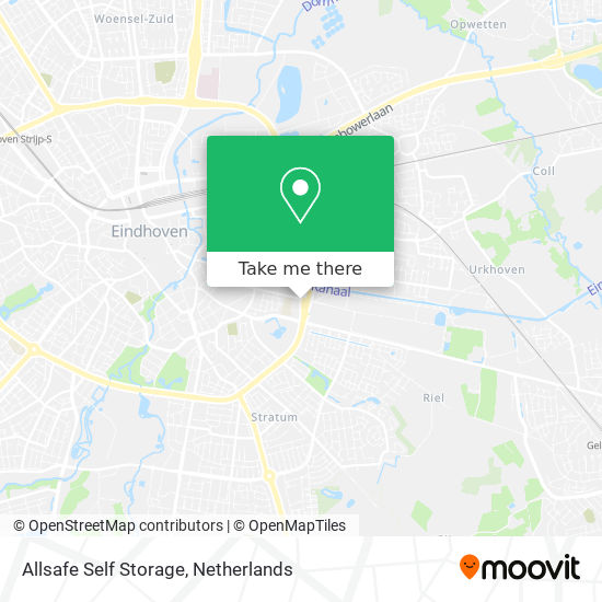 Allsafe Self Storage map