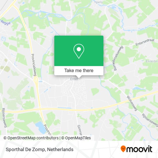 Sporthal De Zomp Karte