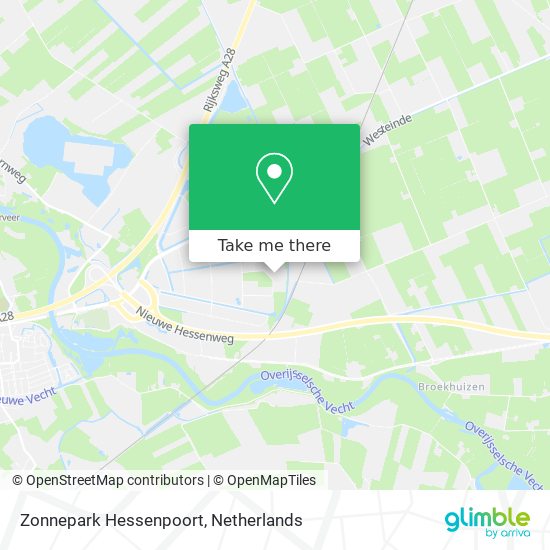 Zonnepark Hessenpoort Karte