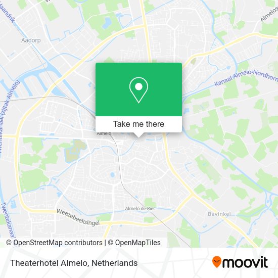 Theaterhotel Almelo map